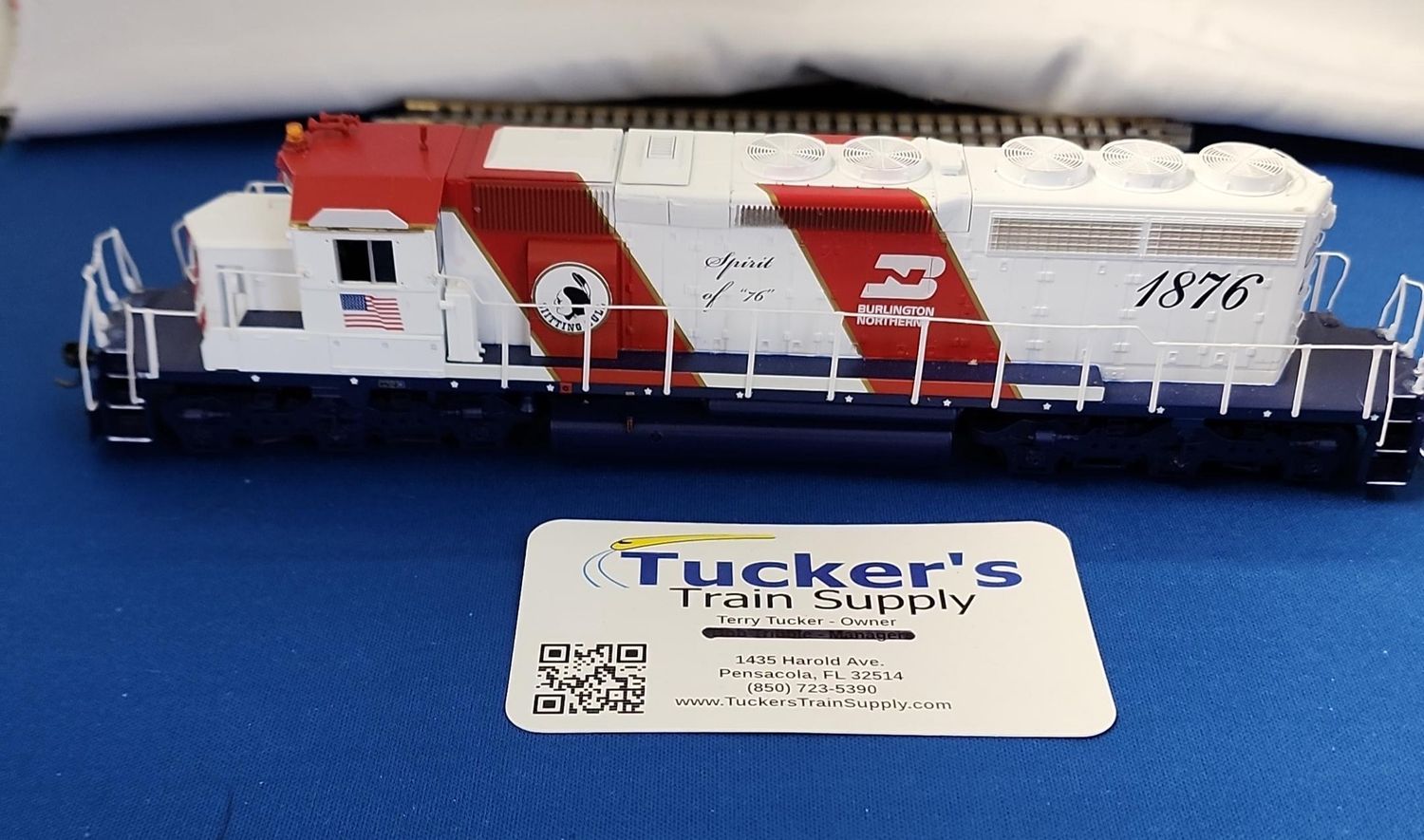 Used HO Atlas SD40-2 Spirit of 76 1876