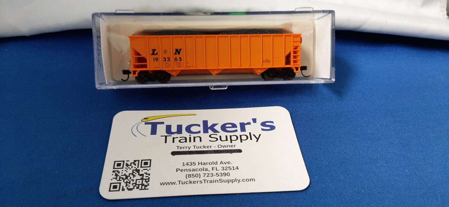 Used N Atlas 32951 L&amp;N 90 Ton Hopper w/Load Road #193365