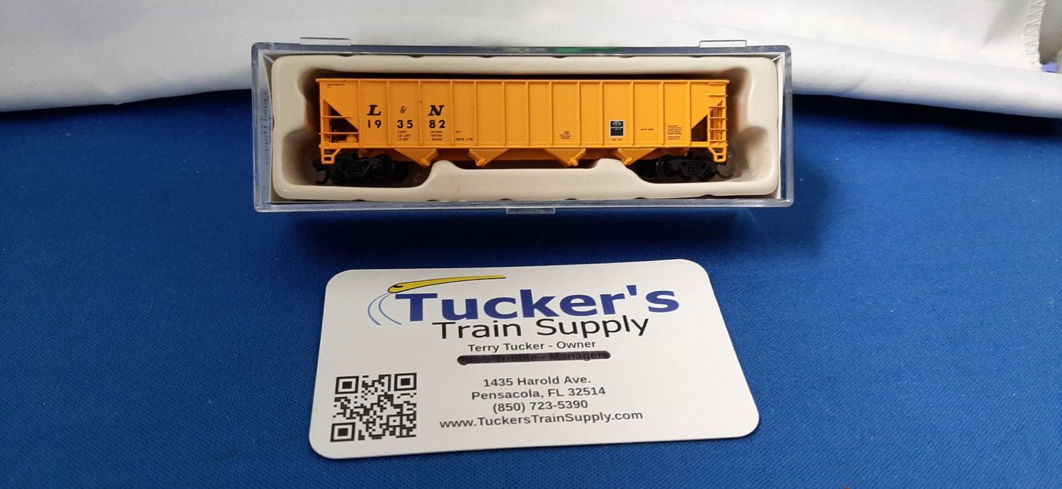 Used N Trainworx 2409-76 L&amp;N 100 Ton Quad Hopper Car #193582