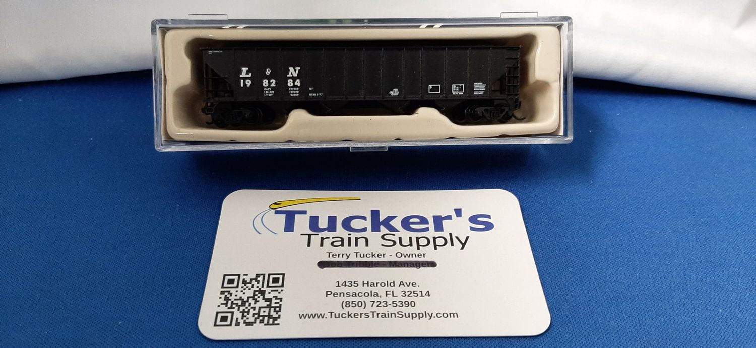 Used N Trainworx 2409-01 L&amp;N 100 Ton Quad Hopper Road #198284