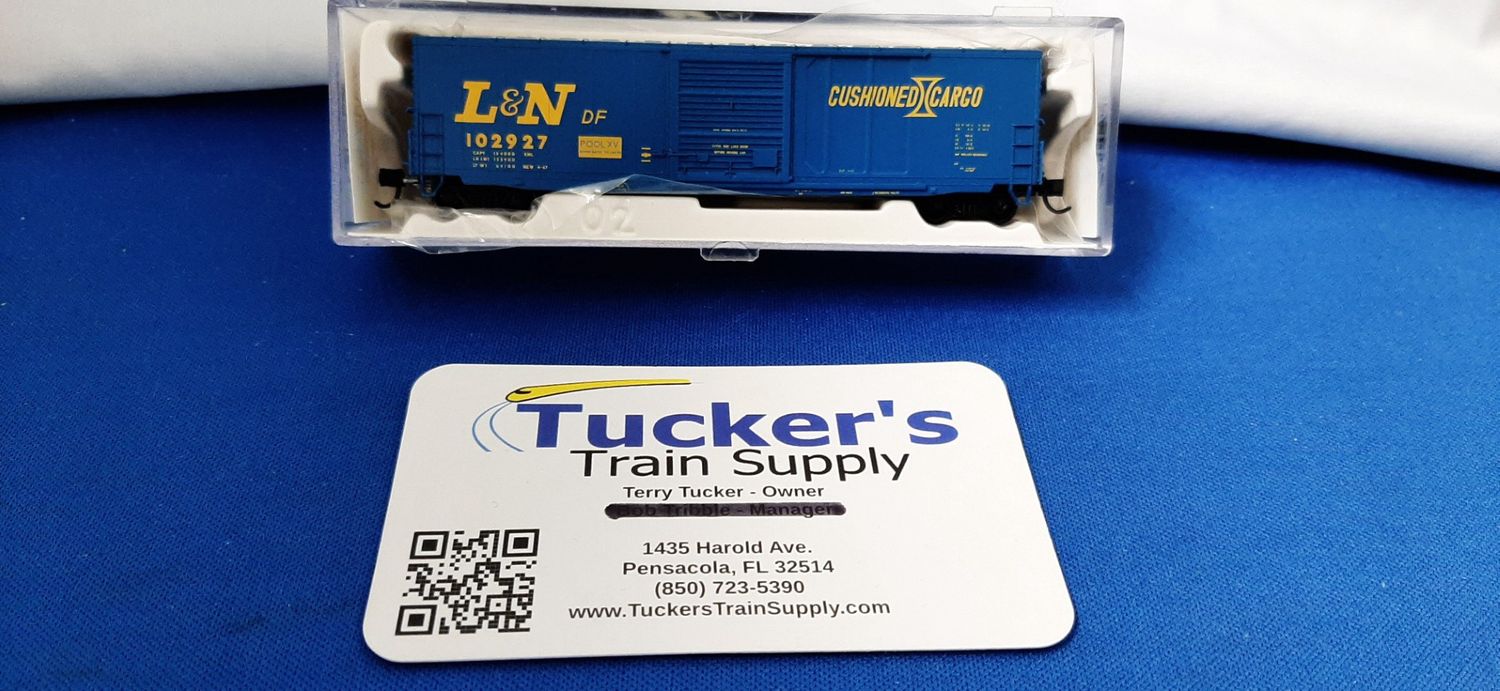 Used Atlas N L&amp;N 50' Precision Design Smooth-Side Boxcar Road #102927