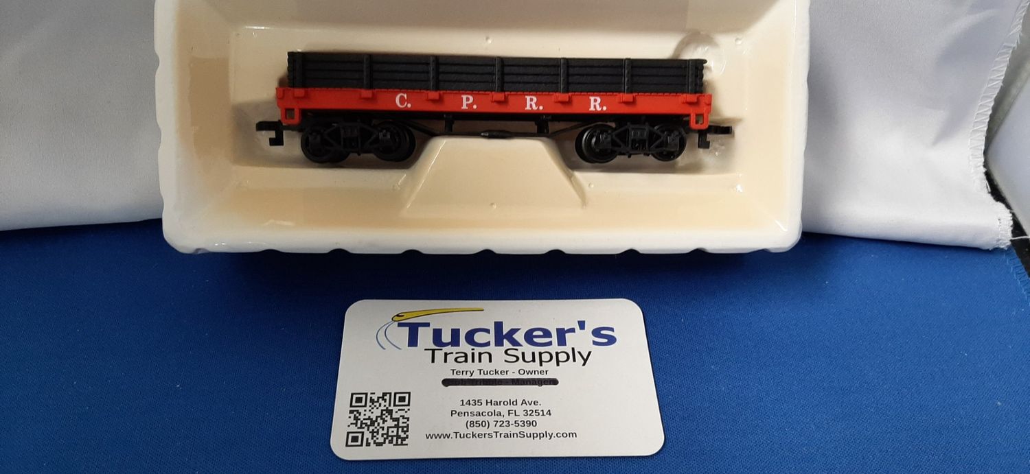 Used HO Bachmann 72524 CPRR 34' Old Time Gondola