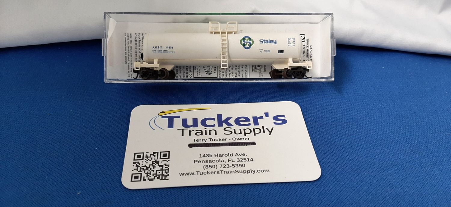 Used N 45' Single Dome Tank Car " Staley" Road #AESX11875