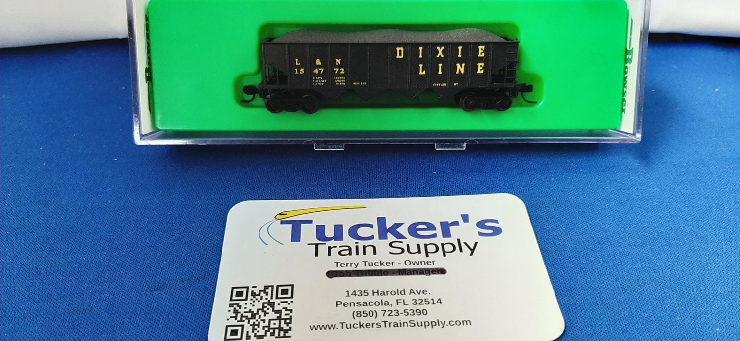 Used N Bowser 37653 L&amp;N 70 Ton 4-Bay Hopper Road #154772