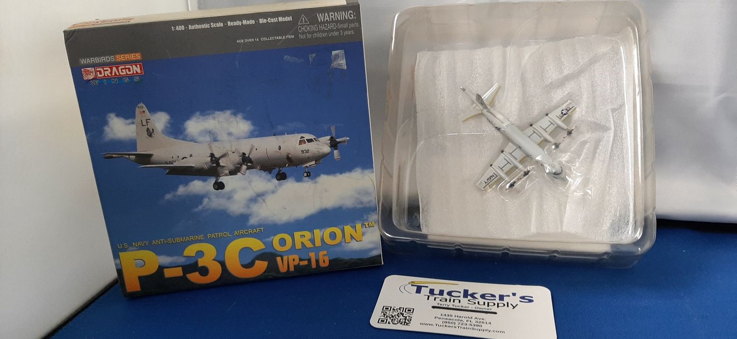 Used 1:400 Dragon Models P-3C Orion VP-16