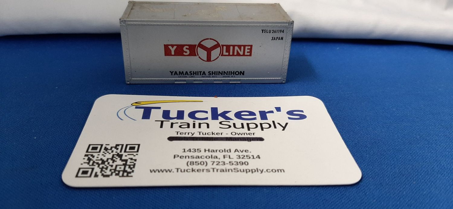 Used HO Unknown 20' Shipping Container YS Line Road #YSLU261194