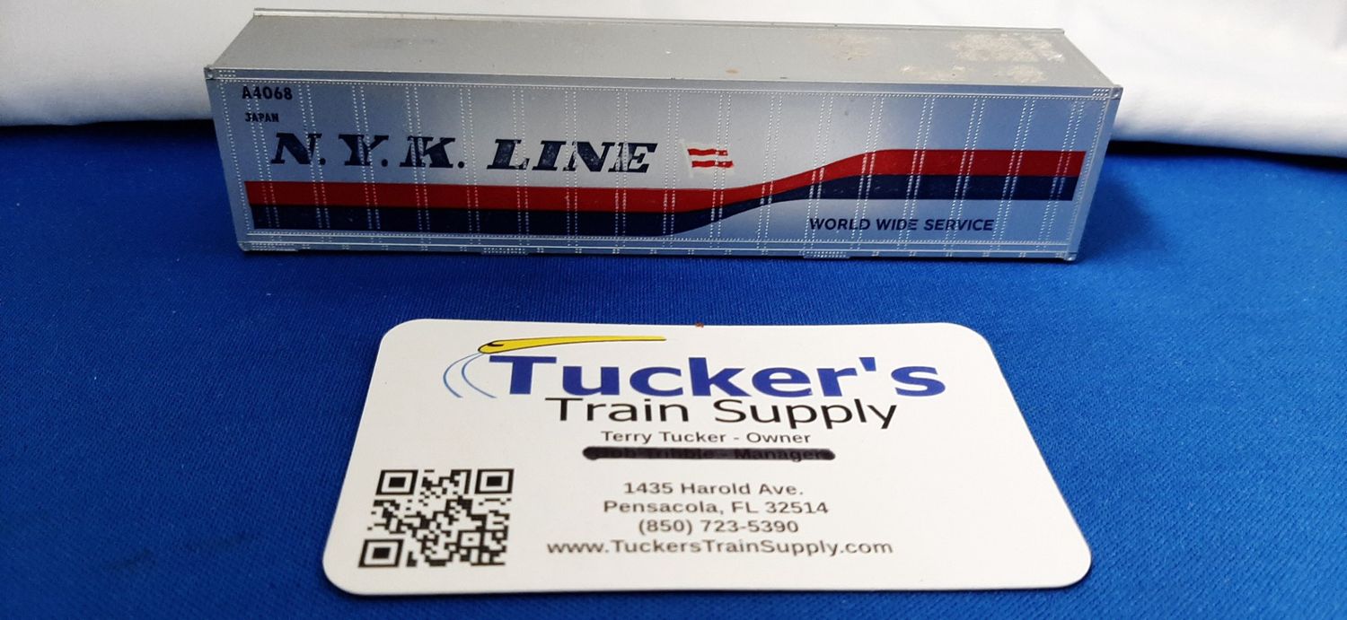 Used HO Unknown 40' Shipping Container NYK Line Road #A4068