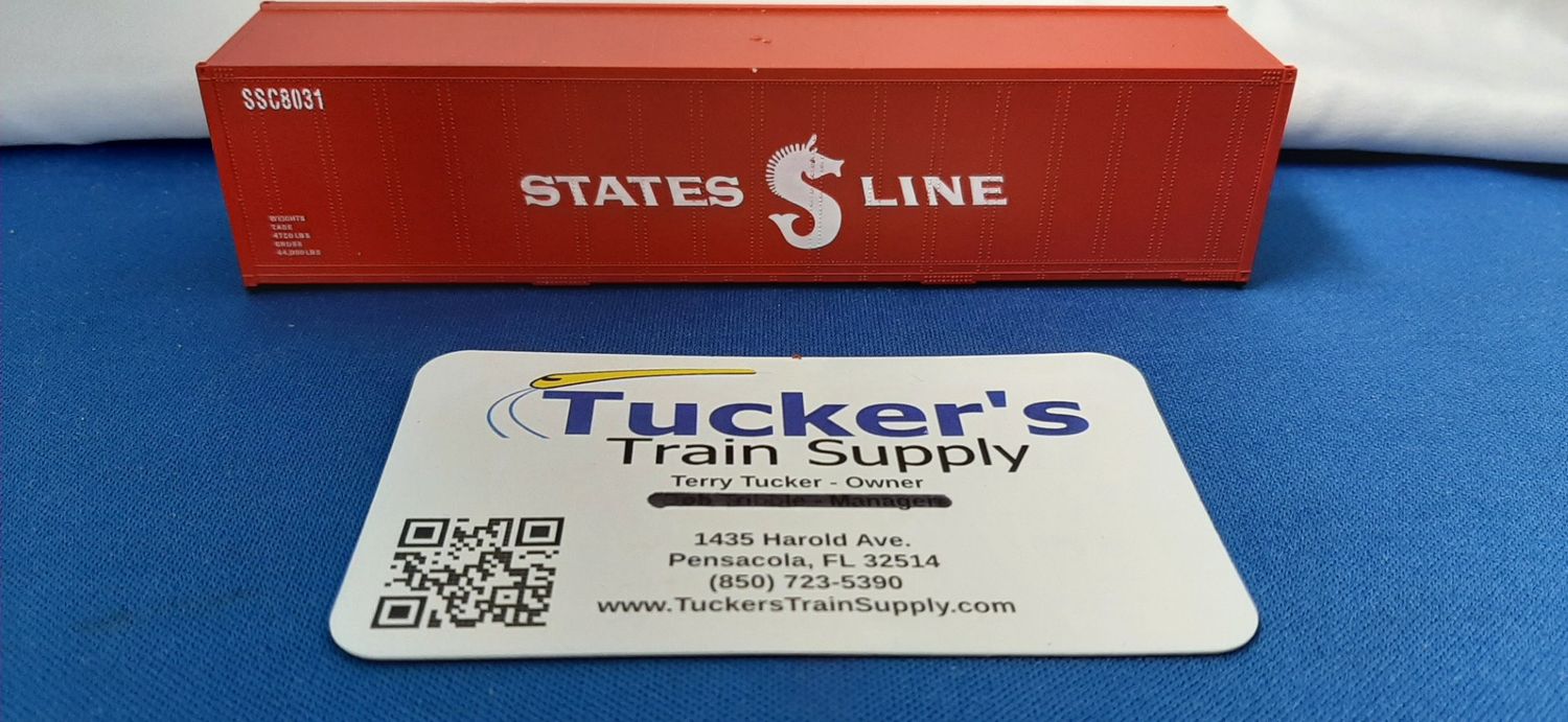 Used HO Unknown 40' Shipping Container States Line Road #SSC8031