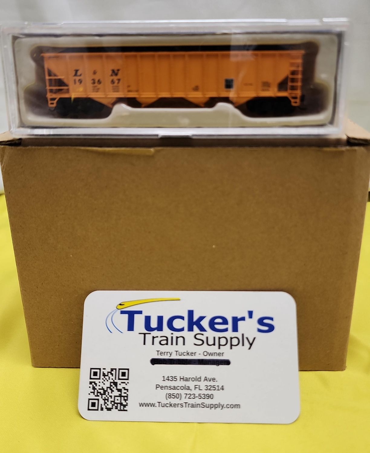 Used N Trainworx 2409-78 L&amp;N 100 Ton Quad Hopper Road #193667