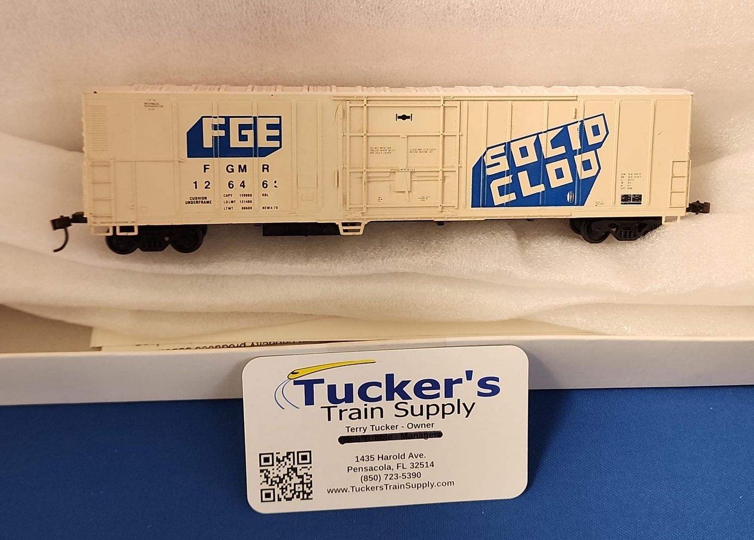Used HO Athearn 57' Refrigerated Boxcar FGE Solid Cold Road #FGMR 126461