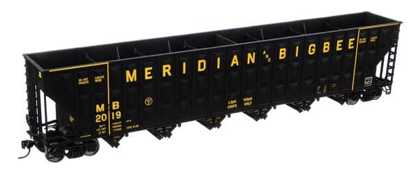 Walther's HO 910-6764 Greenville 4,000 CUFT Woodchip Hopper Meridian &amp; Bigbee Road #2019