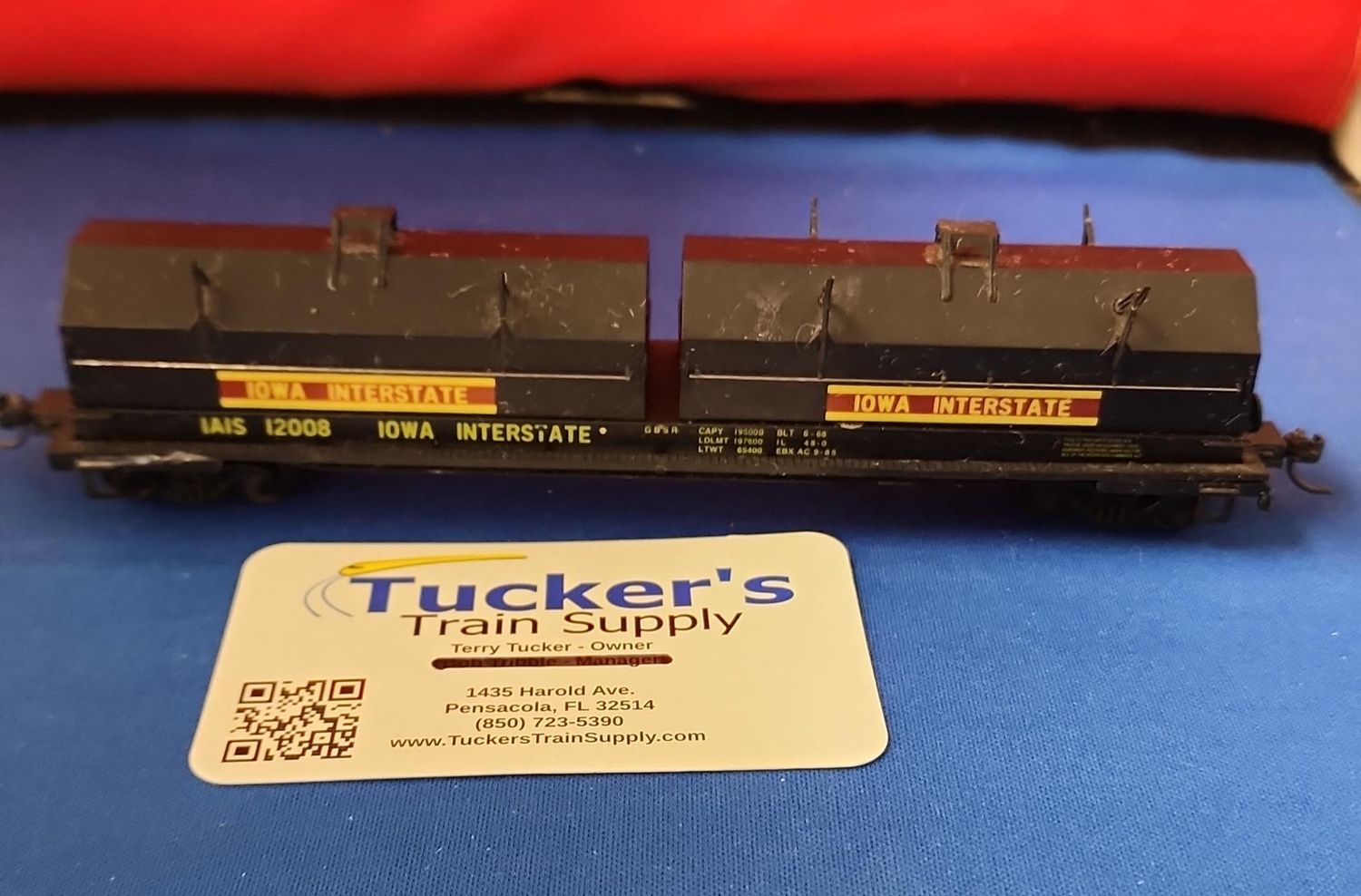 Used HO Walthers 50' Coil Car Iowa Interstate Road #IAIS 12008