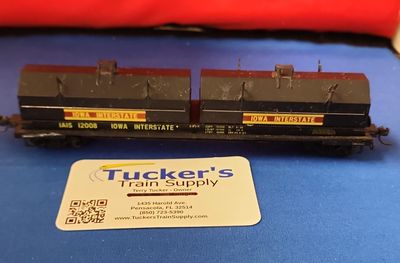 Used HO Walthers 50' Coil Car Iowa Interstate Road #IAIS 12008