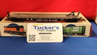 Used HO Walthers 932-3753 D&amp;RGW 54' GSC Flat Car Road #22758
