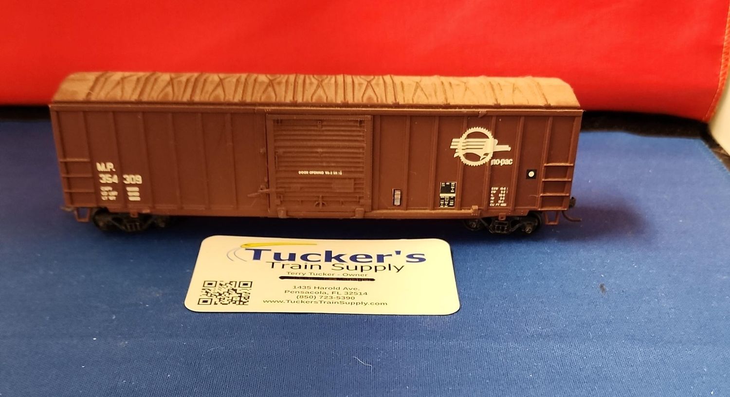 Used HO Athearn MoPac 50' Boxcar Road #MP 354309