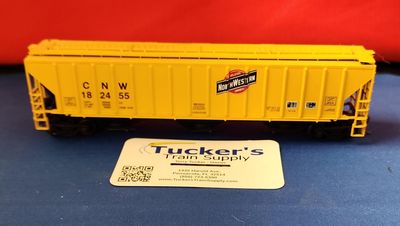 Used HO Athearn 55' Covered Grain Hopper Road# CNW 182455