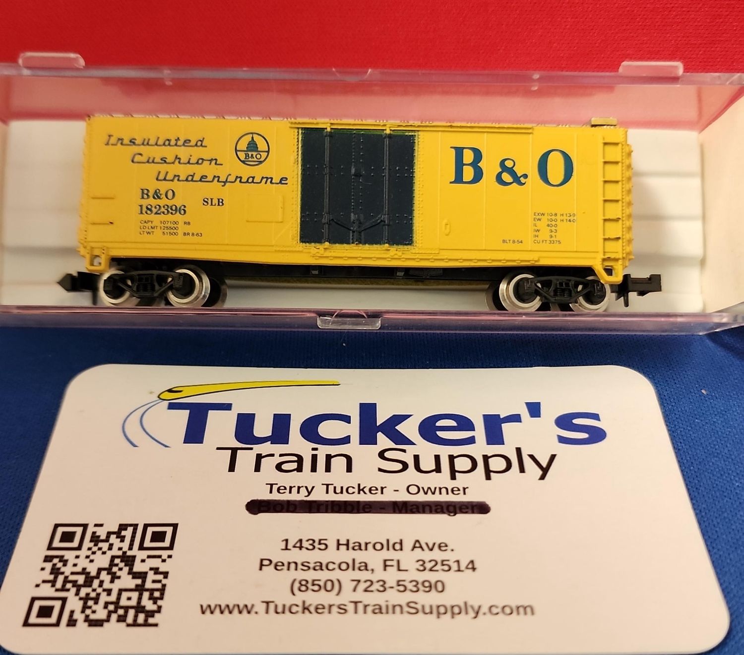 Used N Atlas 3319 B&amp;O 40' Boxcar Road #182396