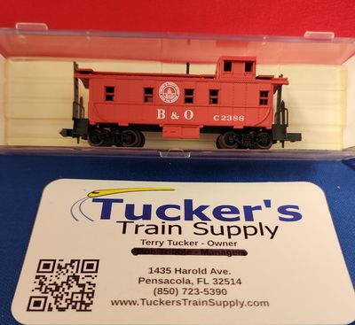 Used N Atlas B&amp;O Caboose Rear Copula Road #C2388