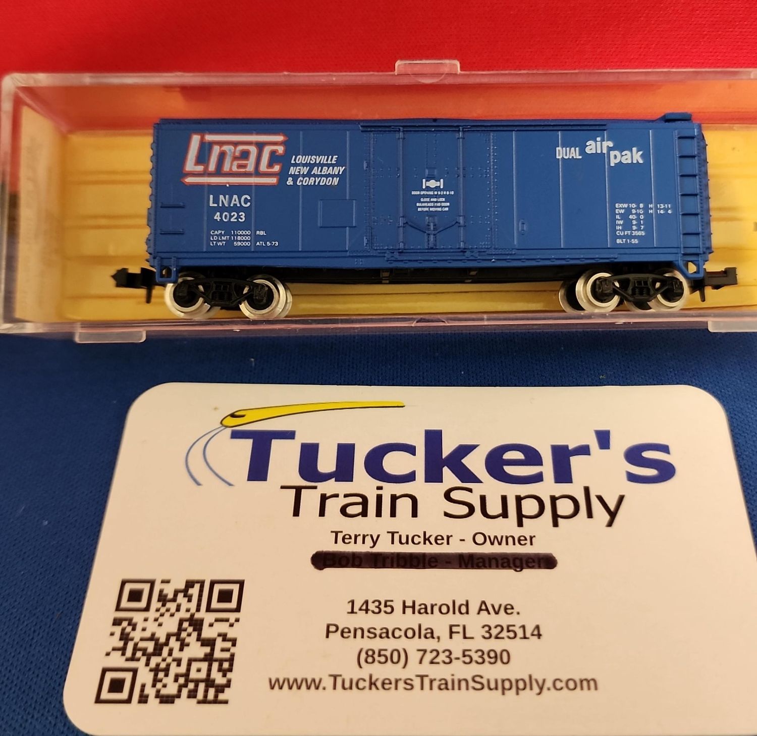 Used N Atlas 3315 40' Plug Door Boxcar Road #LNAC4023