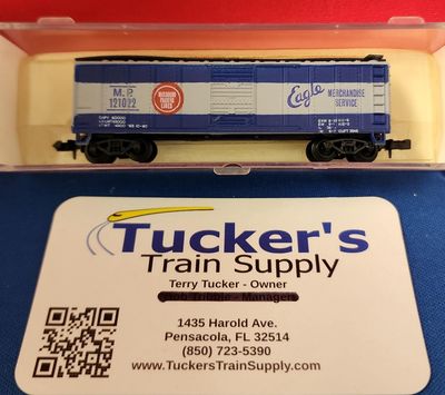 Used N Life-Like 40' Boxcar Missouri Pacific Eagle Merchandise Service Road #MP121022