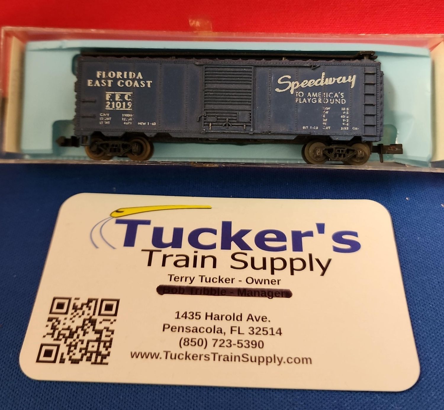 Used N Atlas 2201 40' Boxcar FEC Speedway Road #FEC21019