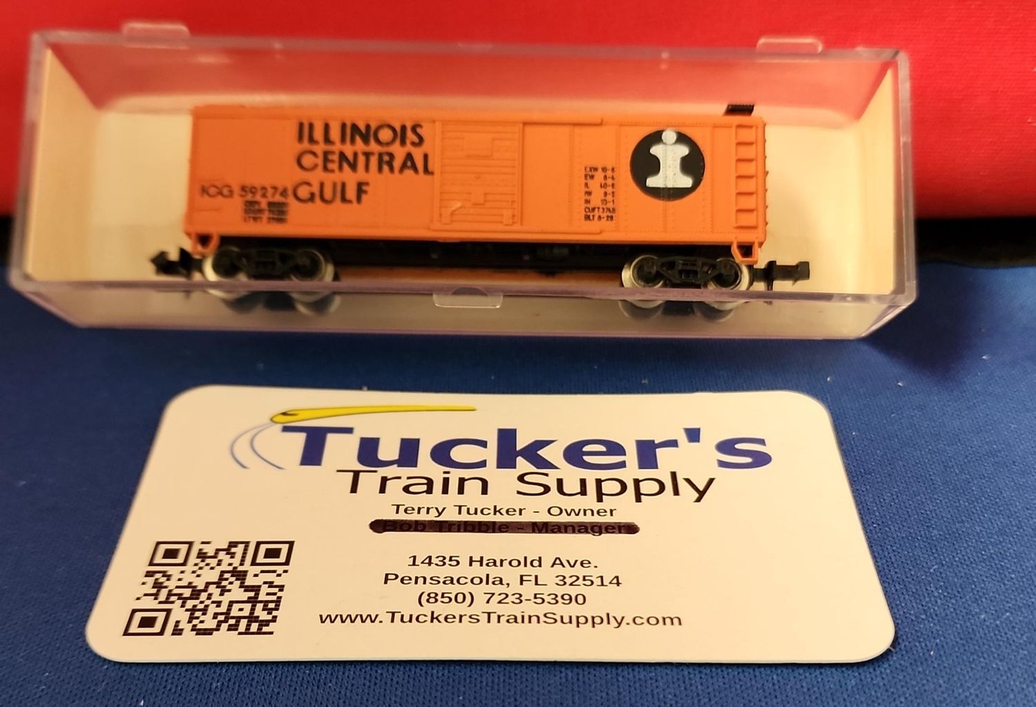 Used N Model Power 40' Boxcar ICG Road # ICG 59274