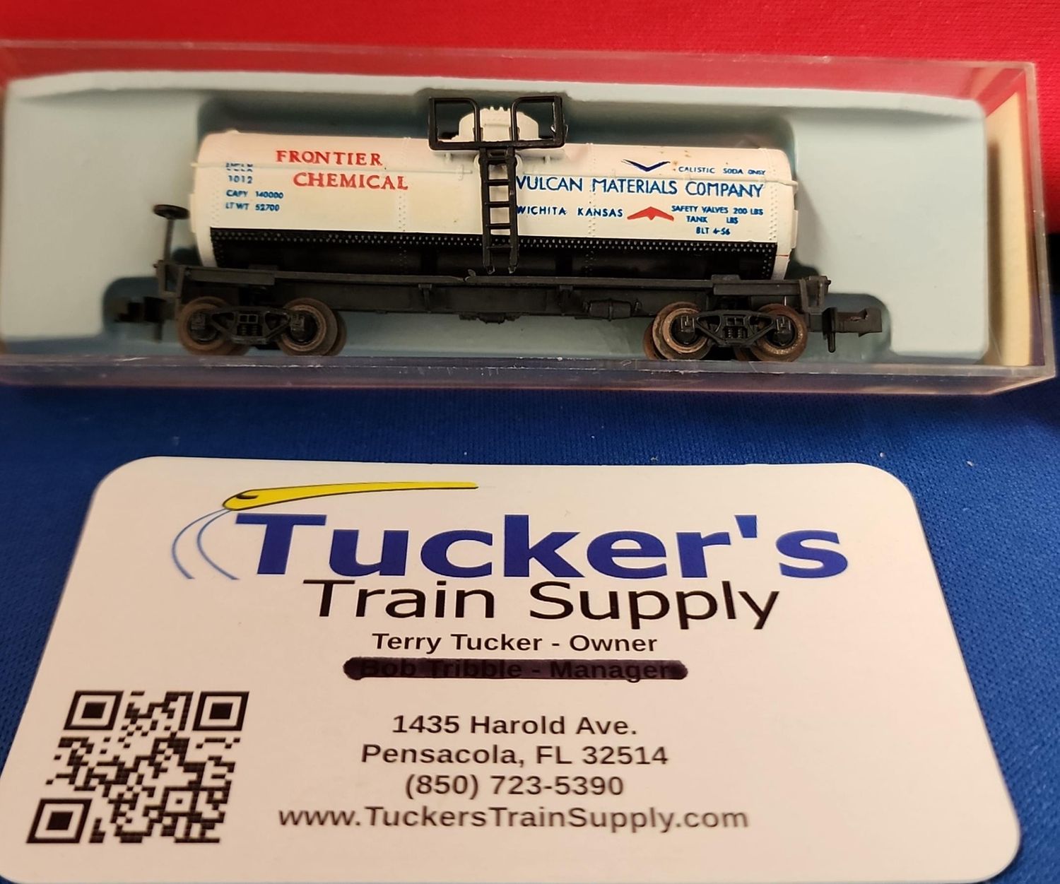 Used N Atlas 36' Chemical Single Dome Tank Car Frontier Chemical Road #UCLX1012