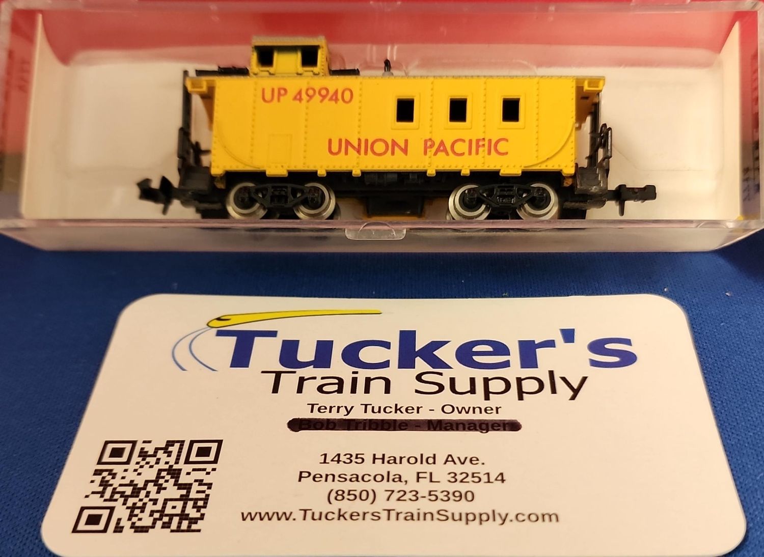 Used N Life-Like 7714 Caboose UP Road #UP49940