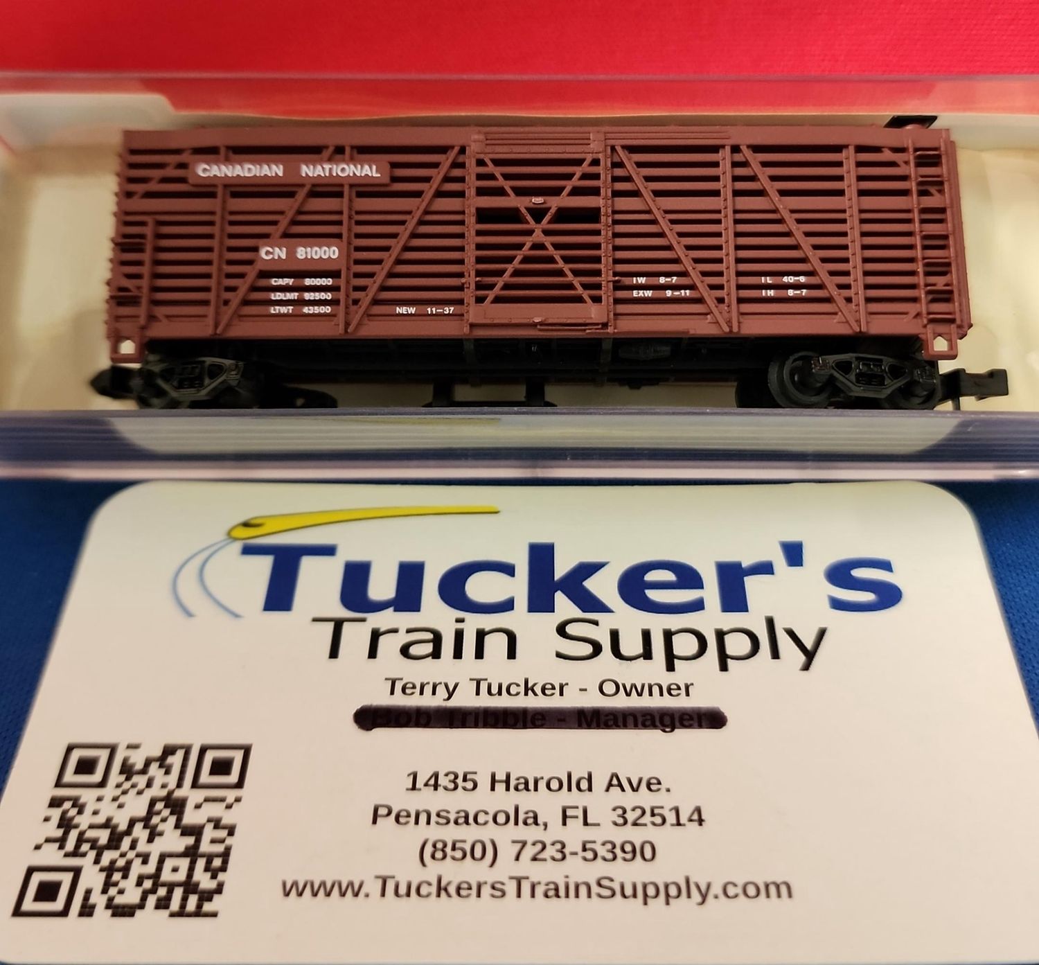 Used N Model Power 3445 CN Cattle Car Road #CN81000