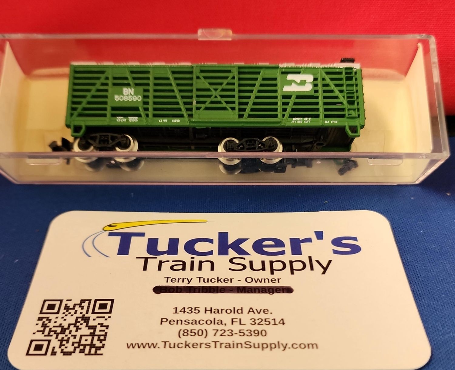 Used N Model Power 3441 BN Cattle Car Road #508590