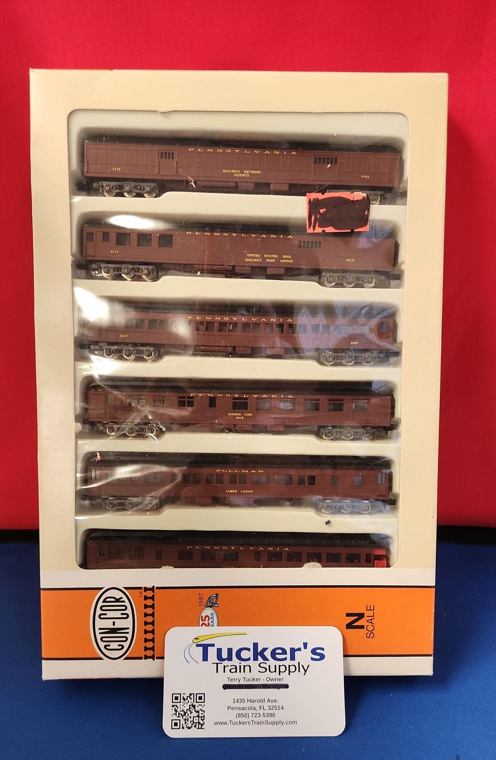 Used N Con-Cor 261530 6-Car Set Pennsylvania Heavyweights
