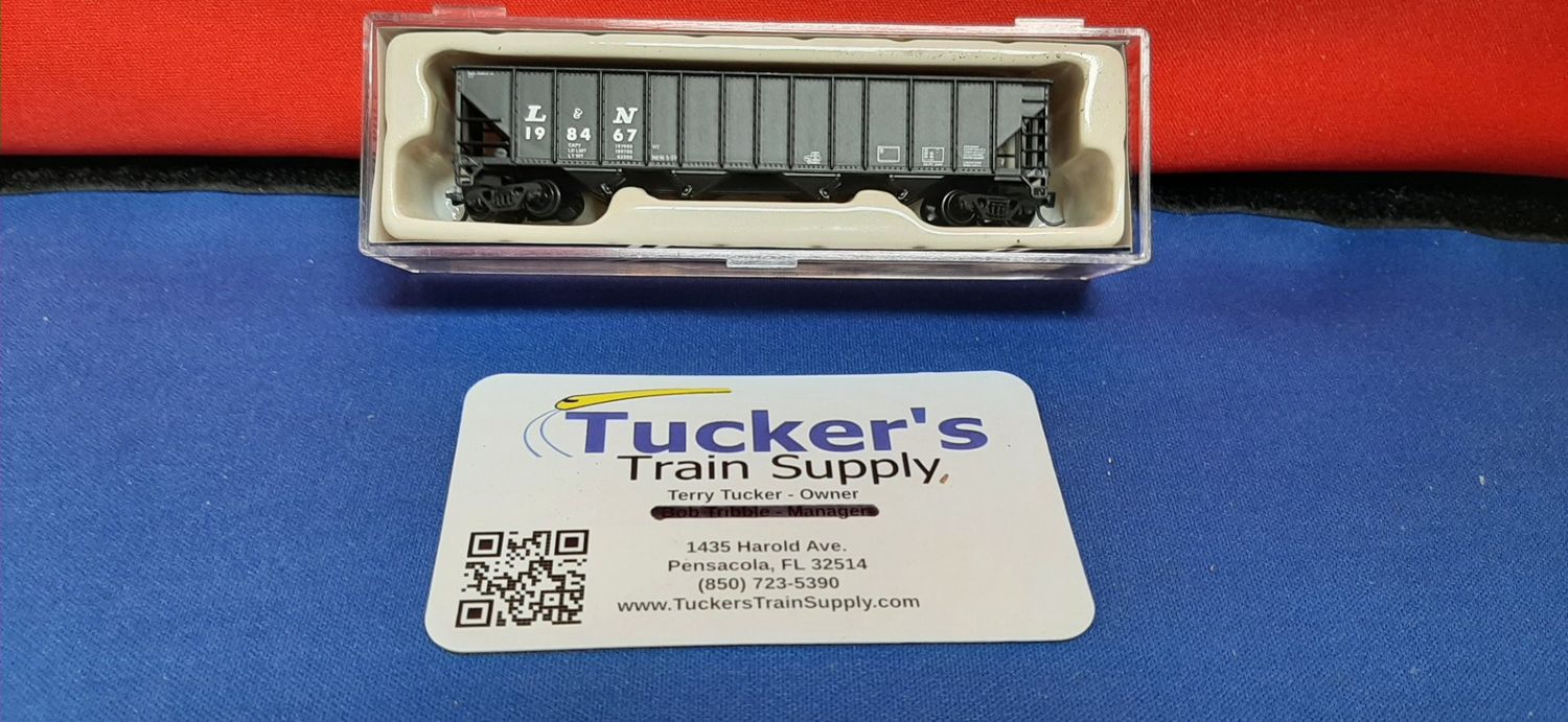 Used N Trainworx 2409-03 L&amp;N 100 Ton Quad Hopper Road #198467