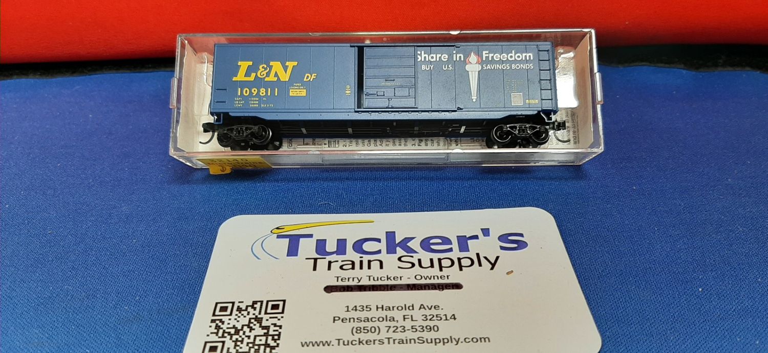 Used N Roundhouse L&amp;N 50' Boxcar Road #109811