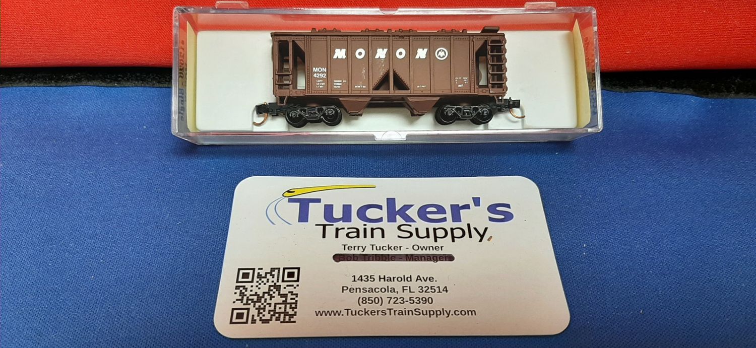 Used N Loco-Motives 12020 Monon 2-Bay Covered Hopper Road #4292