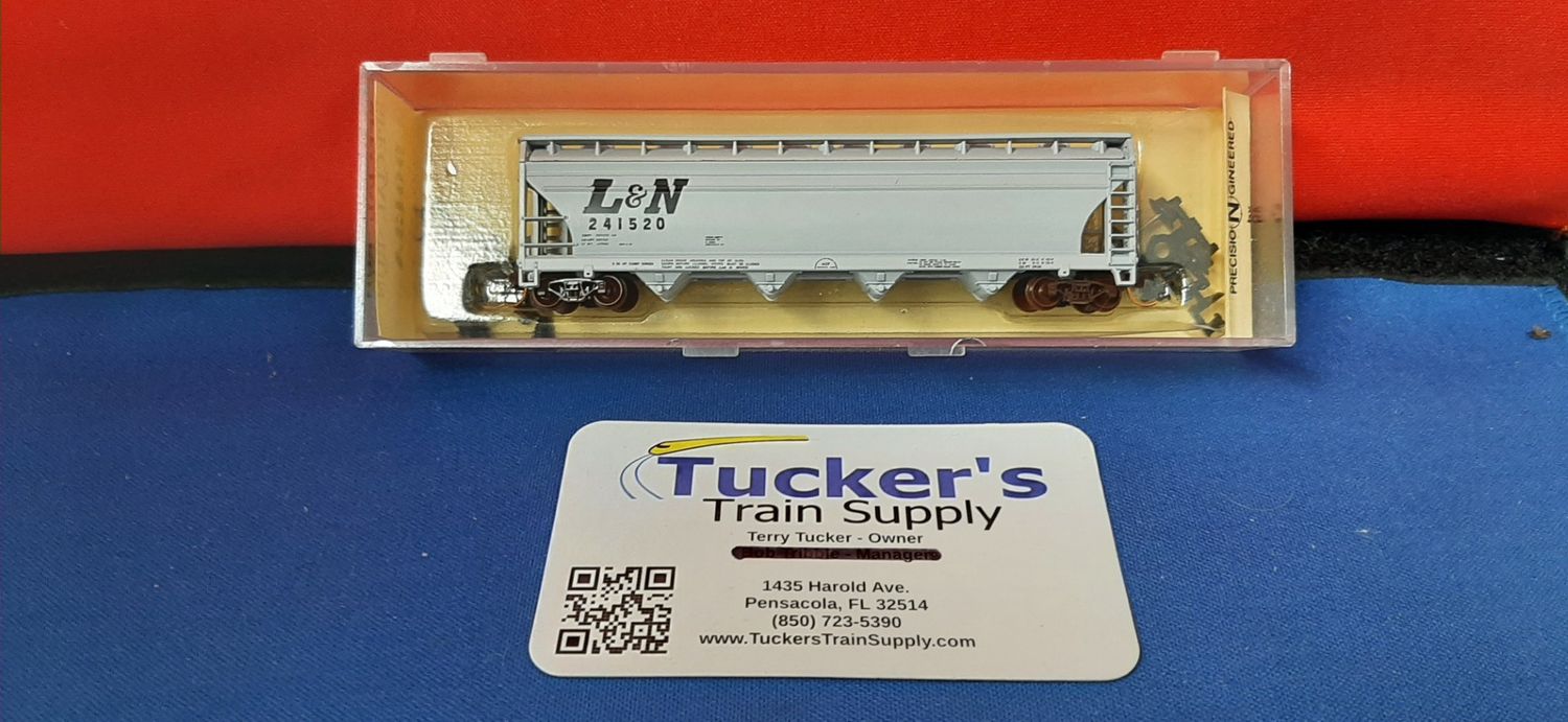 Used N Atlas L&amp;N 4-Bay Covered Hopper Road #241520