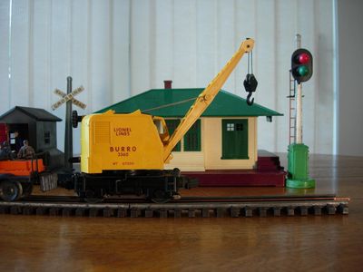 Used O Lionel 3360 Burro Crane, Everything Works