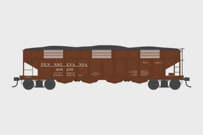 Bowser HO 43046 PRR H22 ERL Hopper Road #408200