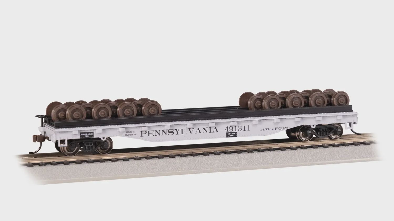 Bachmann HO 18939 PRR Flatcar Road #491311