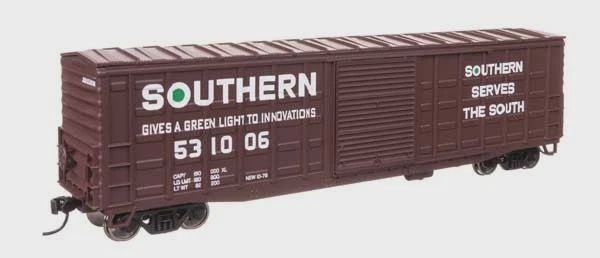 Walthers HO 910-46724 Waffle Side Boxcar "Southern" Road #53100