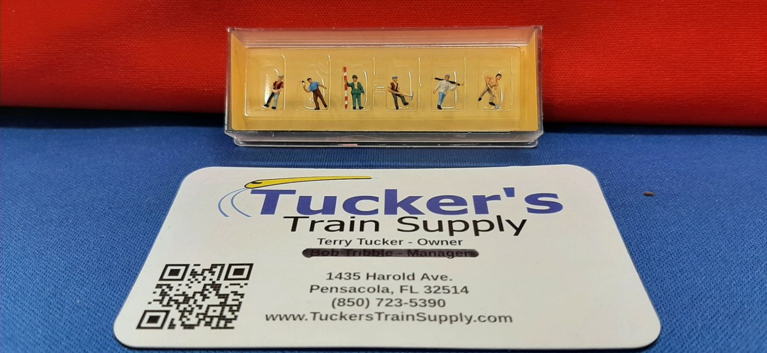 Preiser Track Z 1/200 No. 8514 Figure Set Construction Workers in Original Packaging