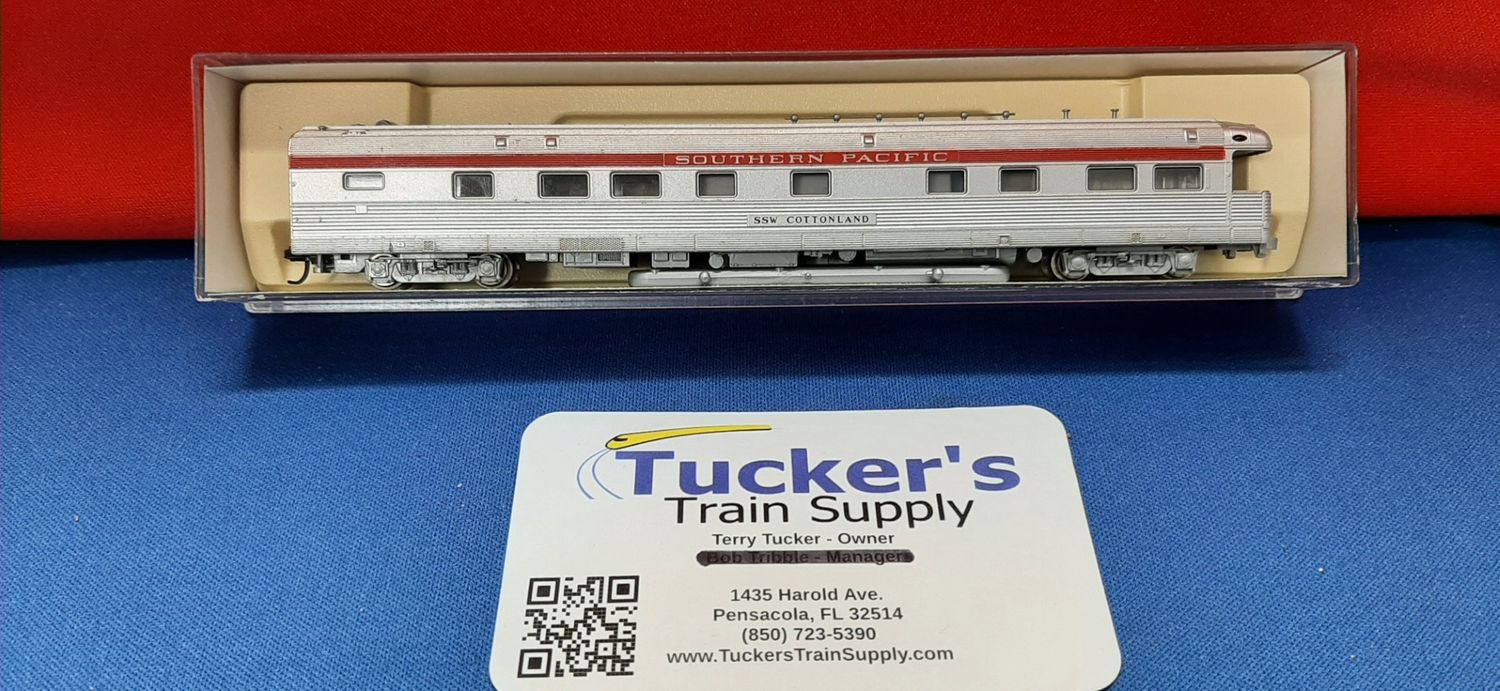 Used N Kato Southern Pacific "SSW Cottonland" Business Car No Road #