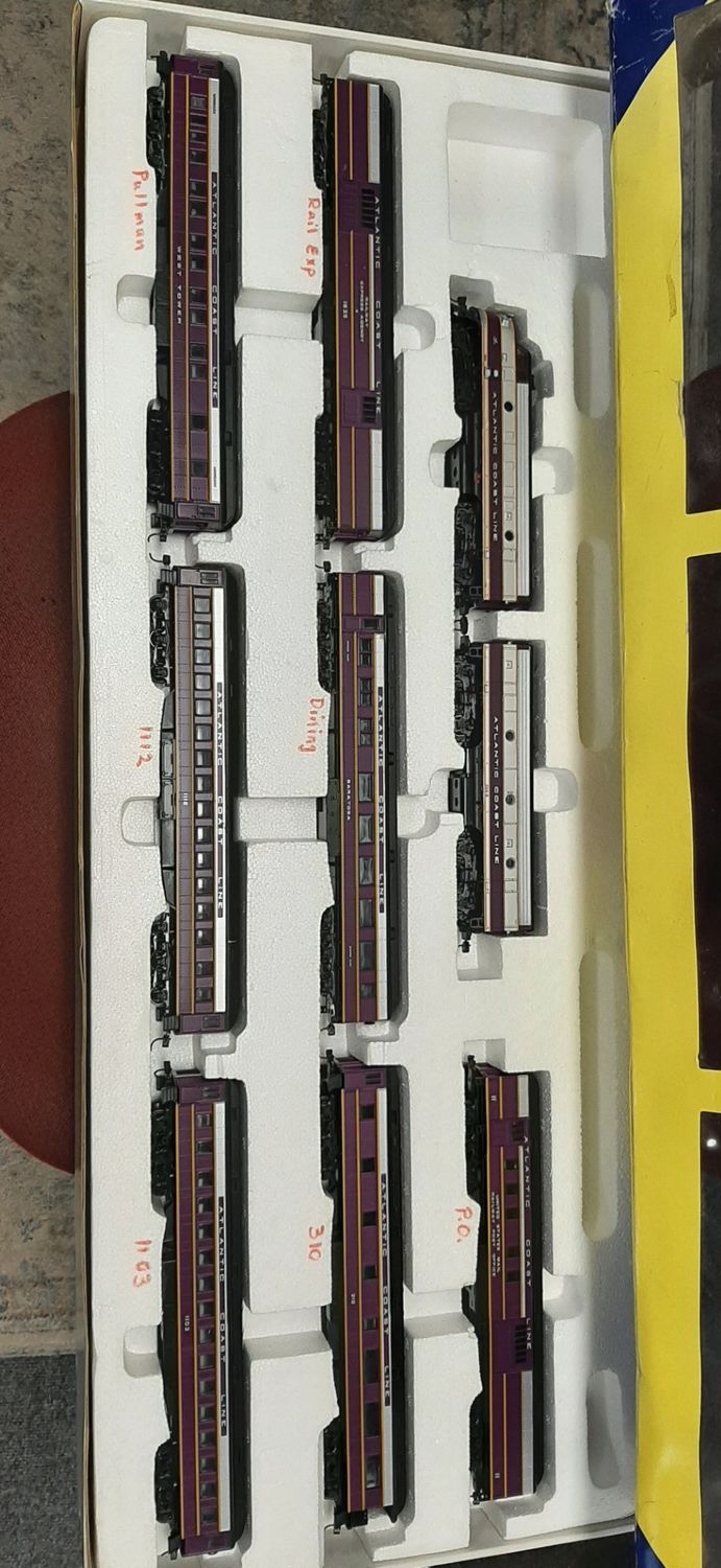 Used HO Athearn "ACL" Passenger Train Set #78980