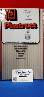Plastruct G 91521 Corrugated Plastic Sheet (2-Pack)