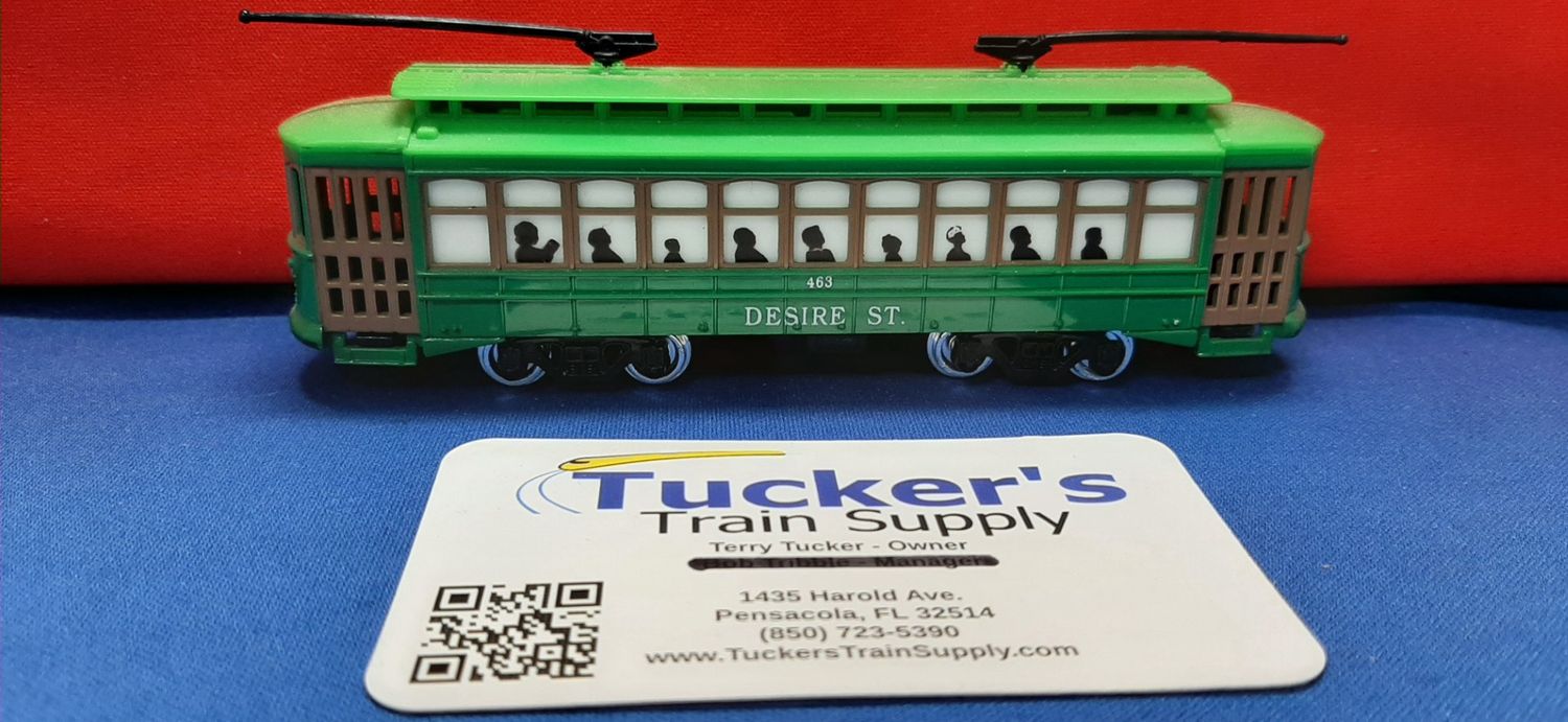 Used HO Trolley "Desire St."  #463