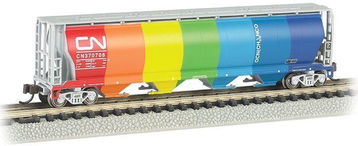 Bachmann N Scale 4-Bay Cyin Grain Hopper 19151