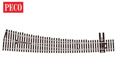 Peco SL-E8376 HO Code 83 #7 Curved Right Turnout
