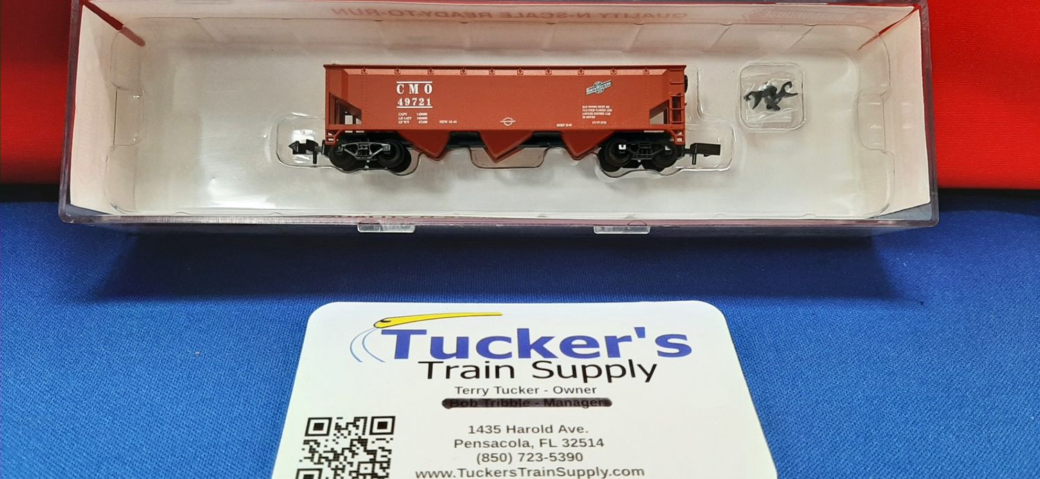 Roundhouse N 86201 40' 3-Bay Offset Side Hopper CMO Road #CMO49721