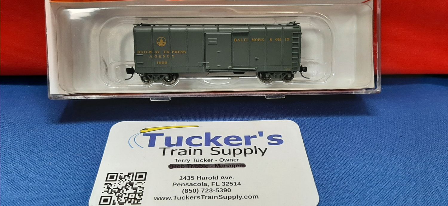 Fox Valley N 90312 Wagon Top W/Flat Door B&amp;O C-16 Express/Green Road #1909