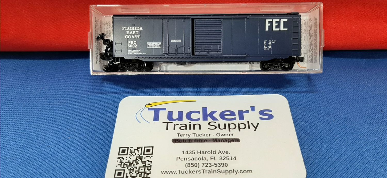 Micro-Trains N 33080 50' Standard Boxcar FEC Road #FEC5002