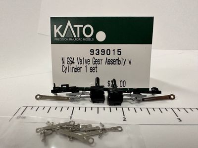 Kato N 939015 N GS4 Valve Gear Assembly w/ Cylinder (N-Scale) Search codes: NGS4 | Models used on: GS-4